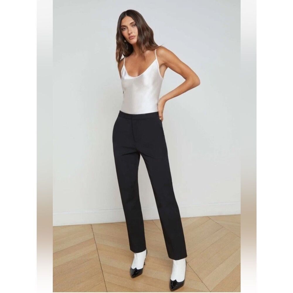 L’agence  Women’s Black Trouser Dress Pants  size 2